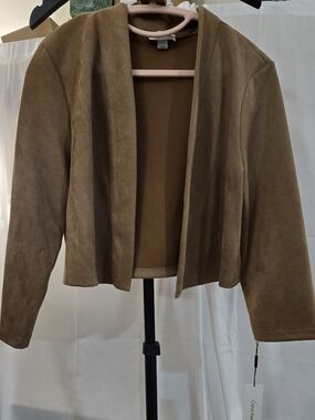 Calvin Klein Brown Teddy Jacket XL